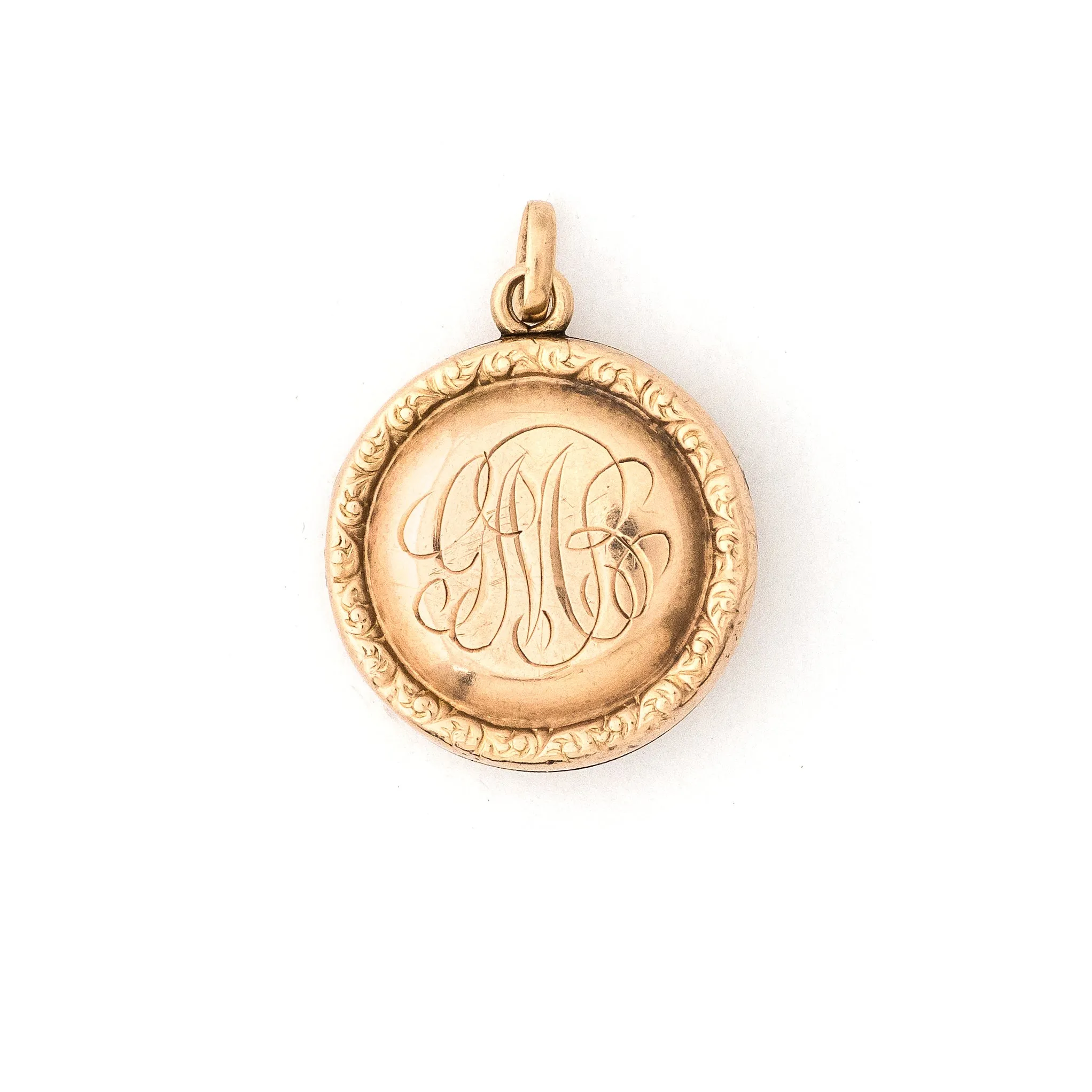 10k Gold & Diamond Petite Starburst Locket