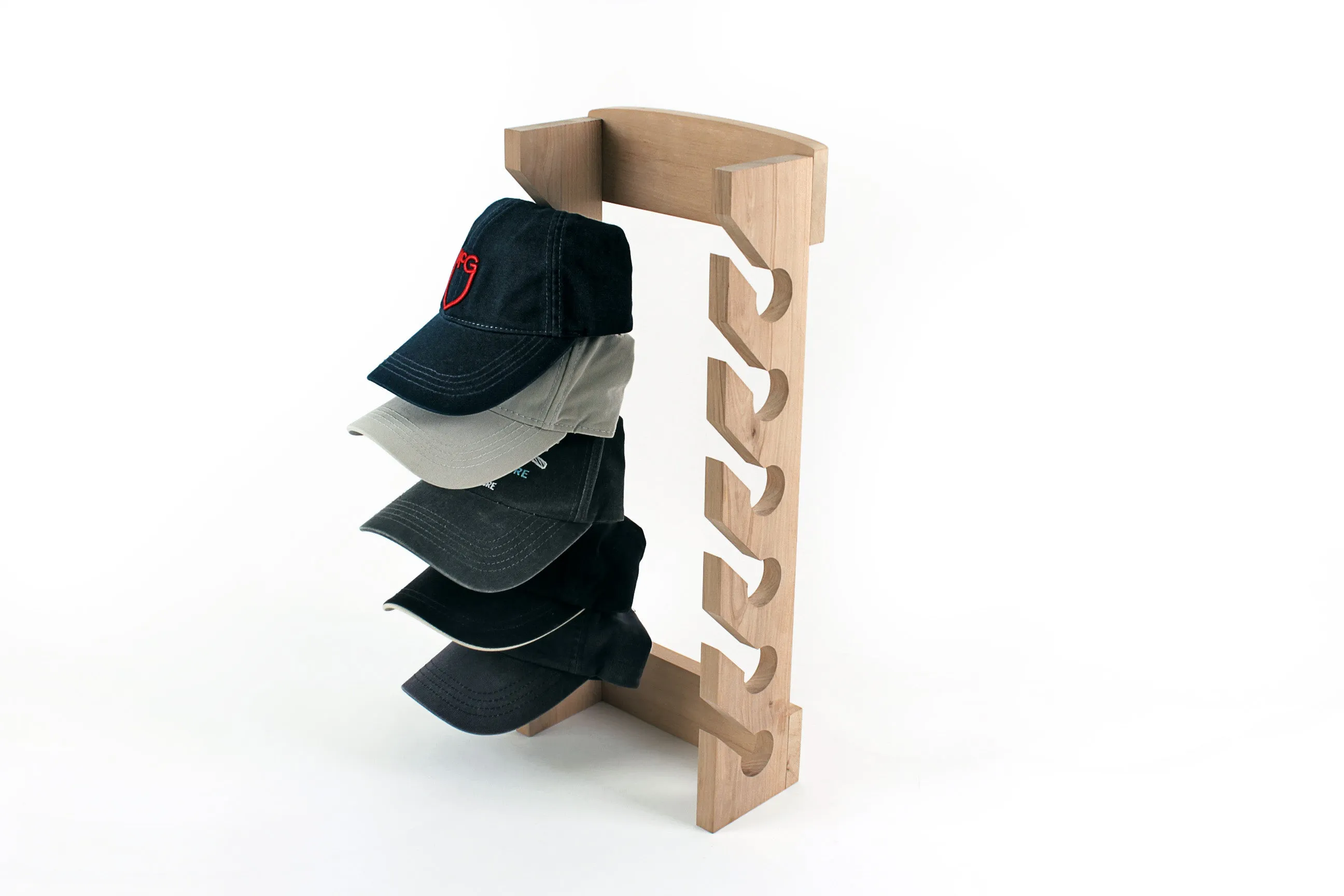 12 Baseball Hat Organizer, Wall Hat Rack, Solid Wood, Entryway Storage, Baseball Hat Holder Christmas Gift for Him, Housewarming gift