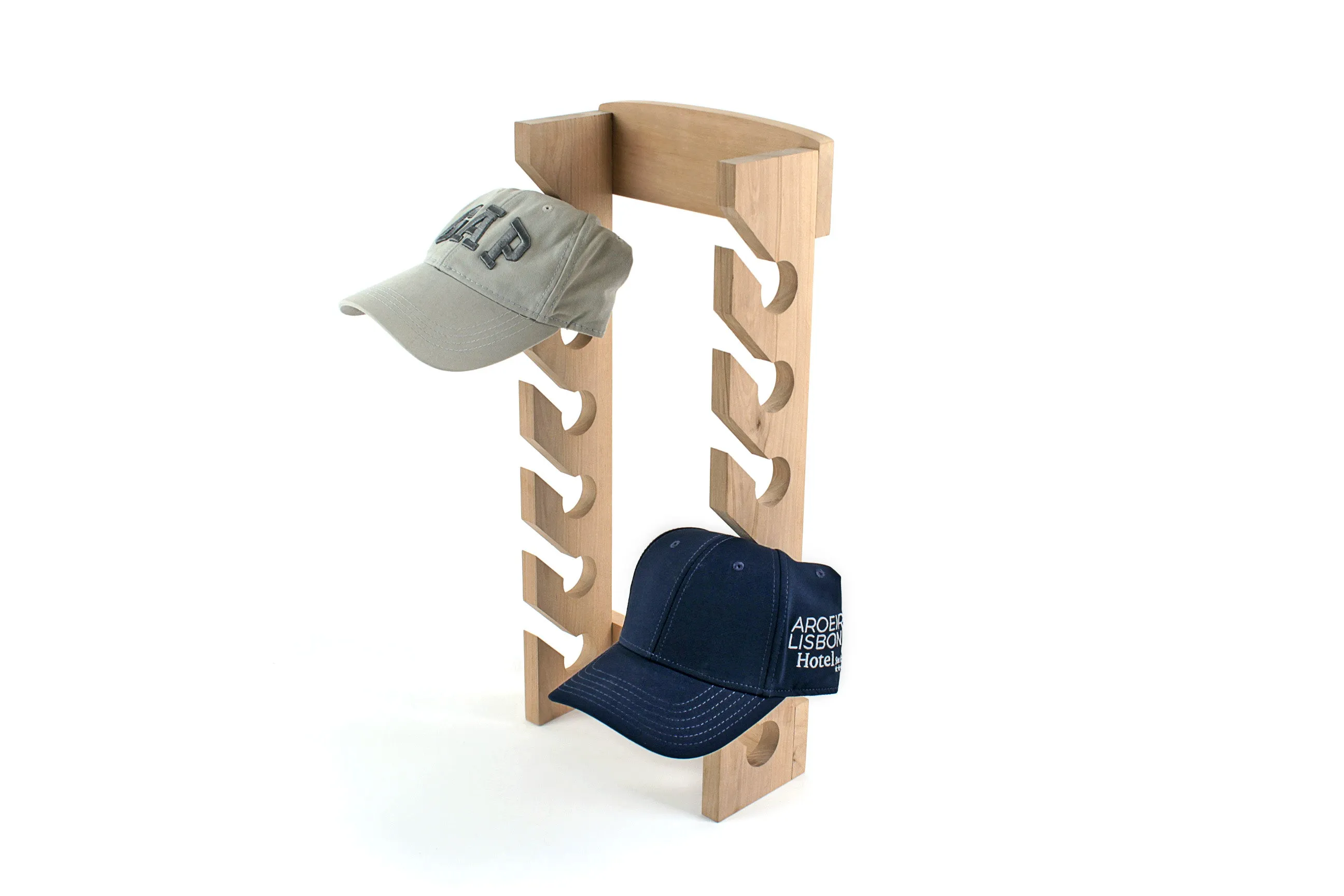 12 Baseball Hat Organizer, Wall Hat Rack, Solid Wood, Entryway Storage, Baseball Hat Holder Christmas Gift for Him, Housewarming gift