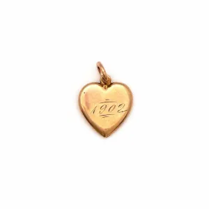 14K Gold 1902 Charm