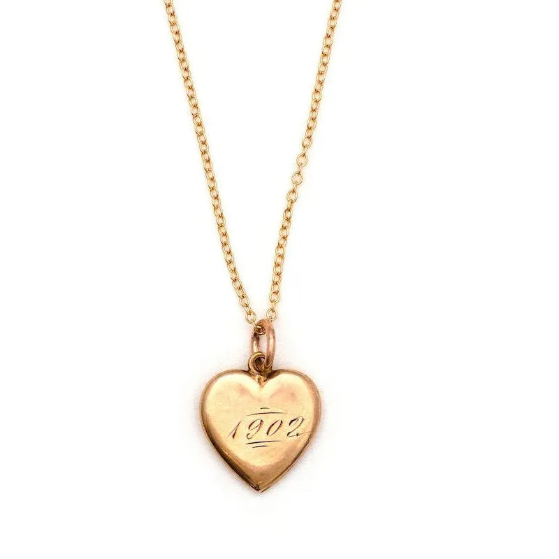 14K Gold 1902 Charm