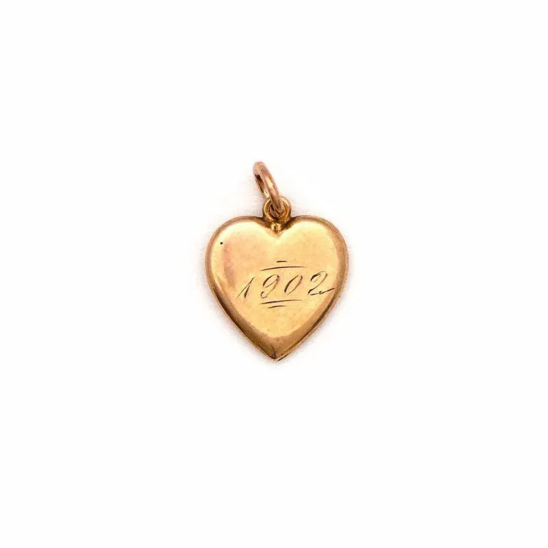 14K Gold 1902 Charm