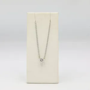 14kw .60ct Floating Diamond Necklace