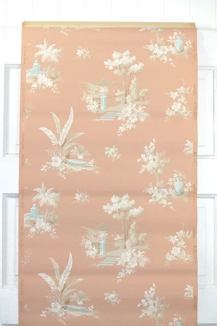 1940s Scenic Vintage Wallpaper