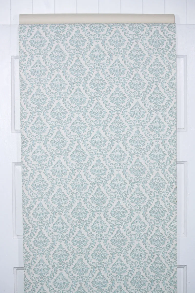1950s Damask Vintage Wallpaper