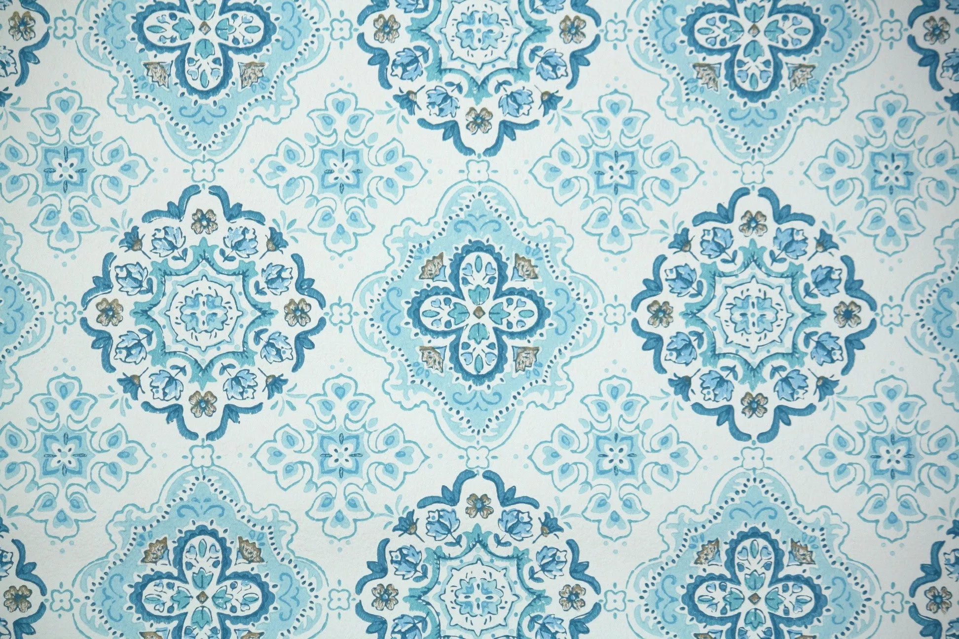 1960s Geometric Vintage Wallpaper