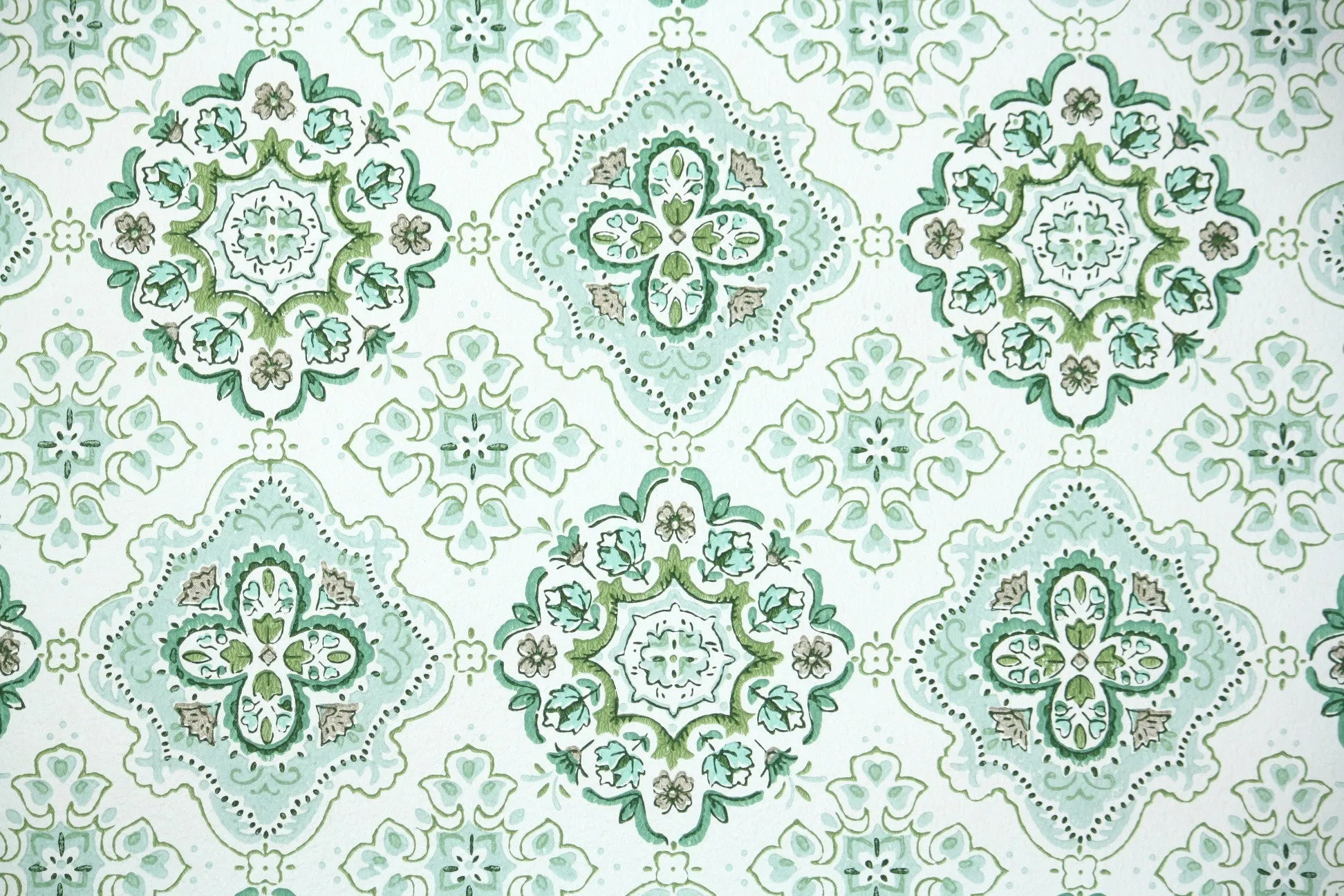 1960s Geometric Vintage Wallpaper