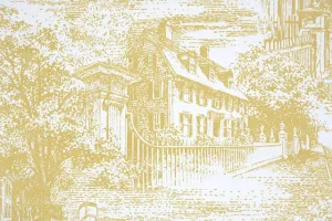 1960s Scenic Vintage Wallpaper