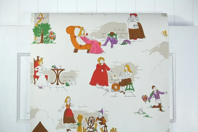 1970s Childrens Vintage Wallpaper