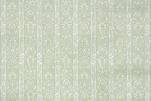 1970s Damask Stripe Vinyl Vintage Wallpaper