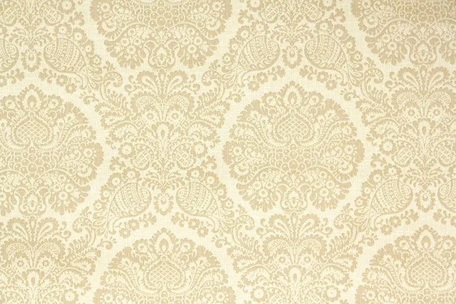 1970s Damask Vintage Wallpaper
