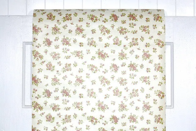 1970s Floral Vintage Wallpaper