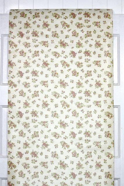 1970s Floral Vintage Wallpaper