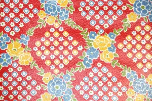 1970s Floral Vintage Wallpaper