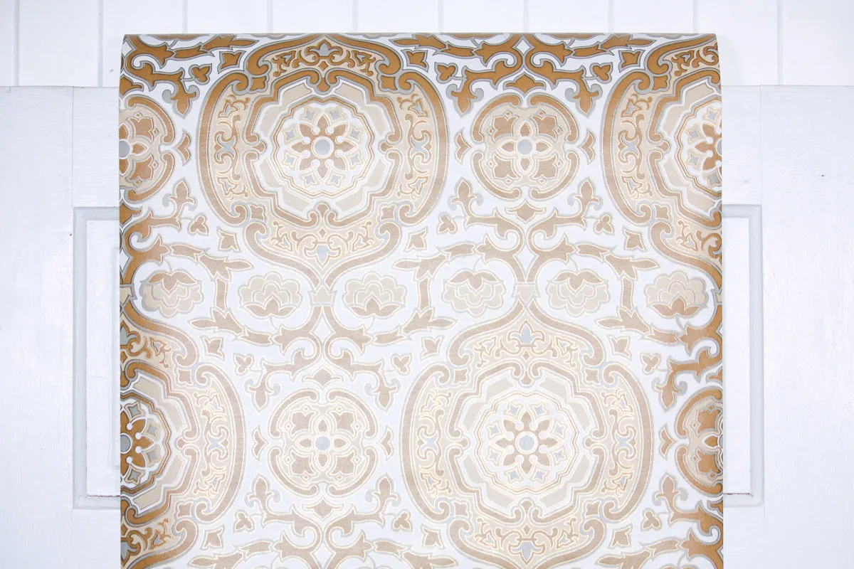 1970s Geometric Vintage Wallpaper