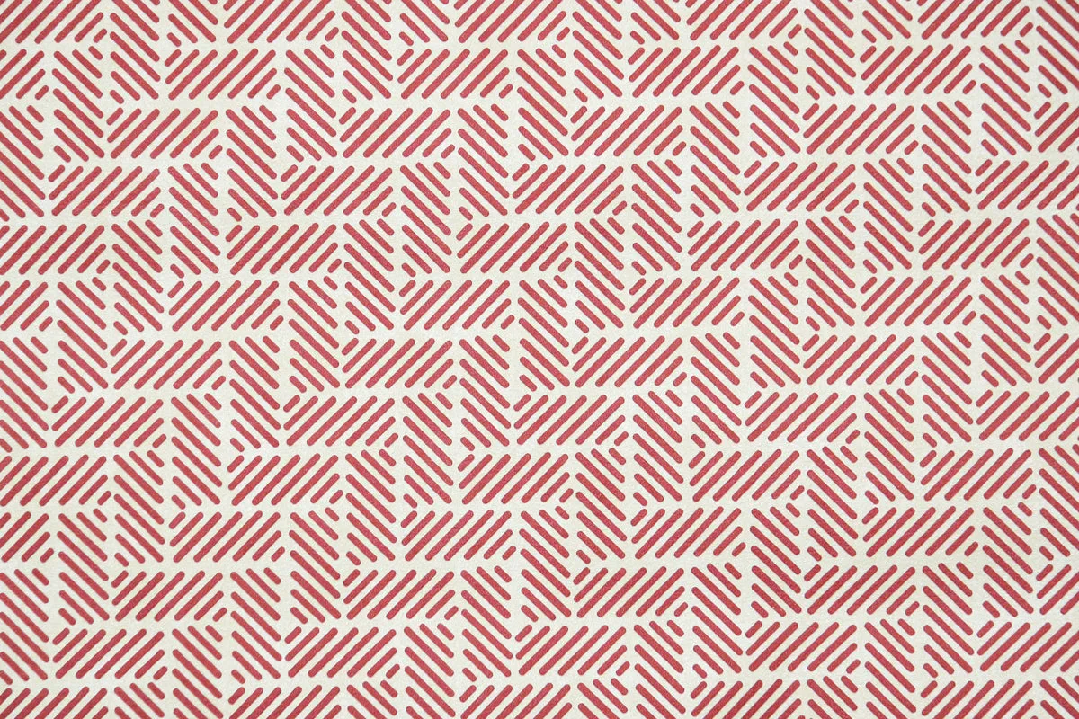 1970s Geometric Vinyl Vintage Wallpaper