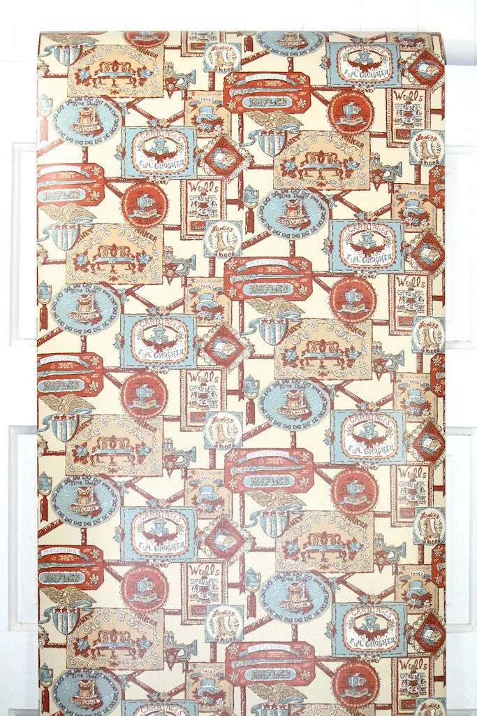 1970s Novelty Vintage Wallpaper