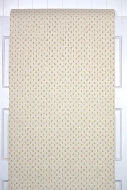 1980s Floral Vintage Wallpaper