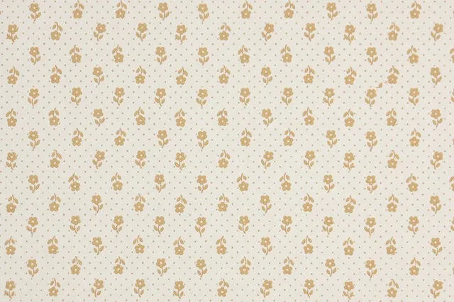 1980s Floral Vintage Wallpaper