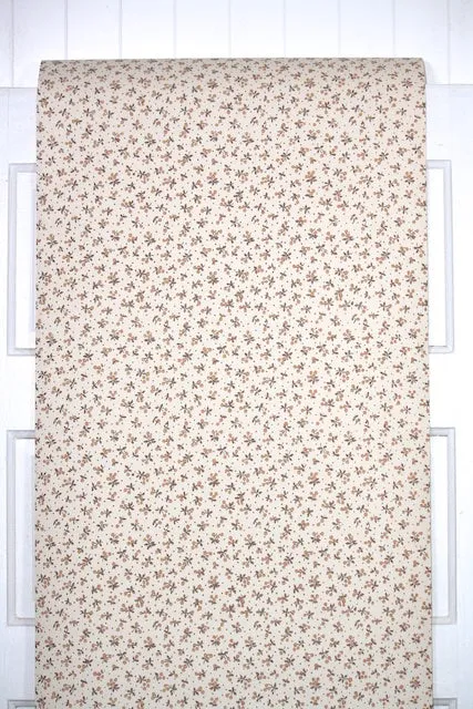 1980s Floral Vintage Wallpaper
