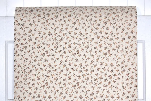 1980s Floral Vintage Wallpaper