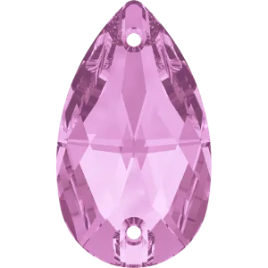3230 Swarovski Drop Sew-On Stones, Rosaline (508)