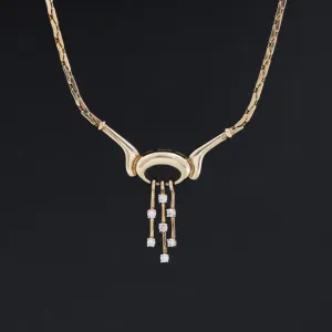 .32ctw Vintage Diamond Drop Pendant