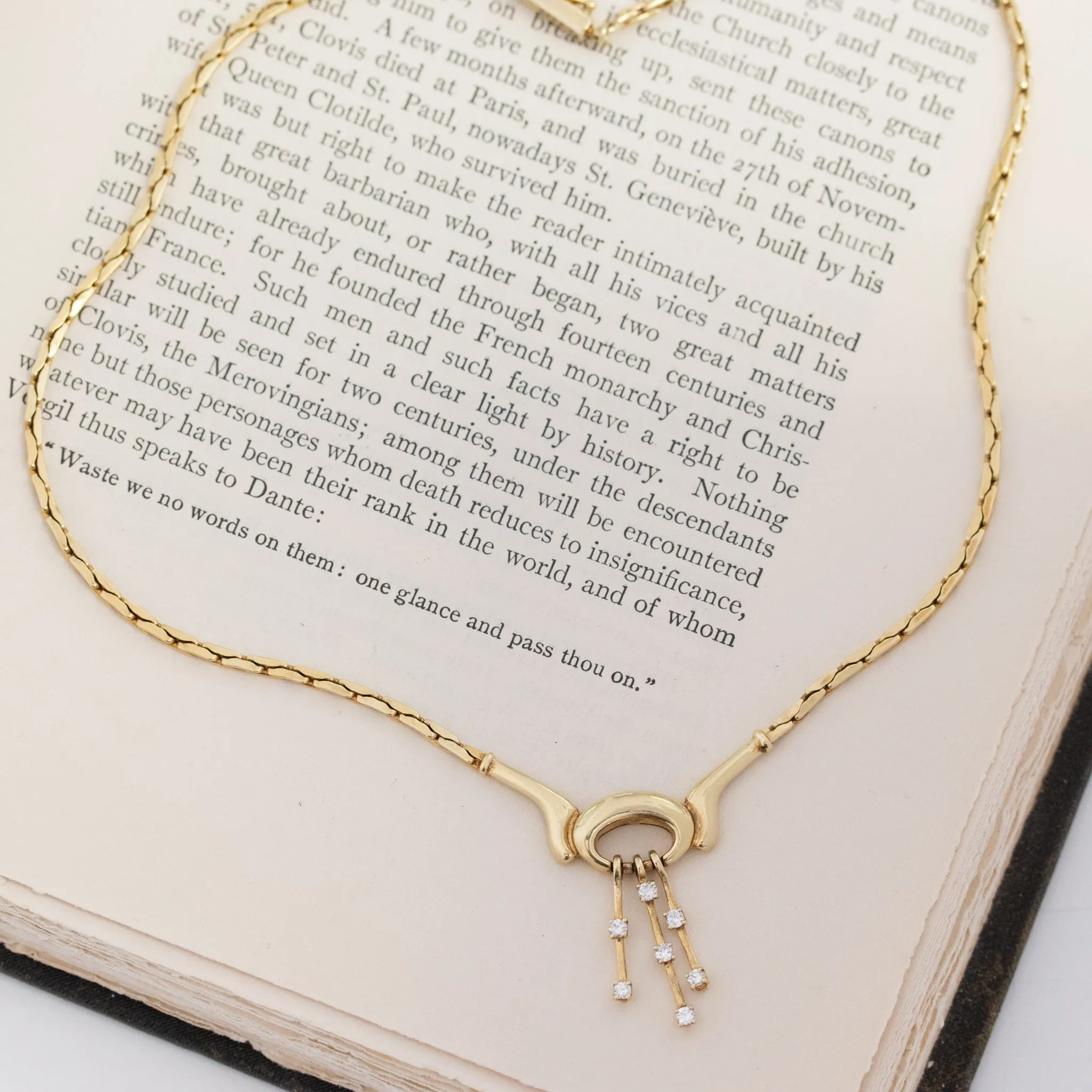 .32ctw Vintage Diamond Drop Pendant