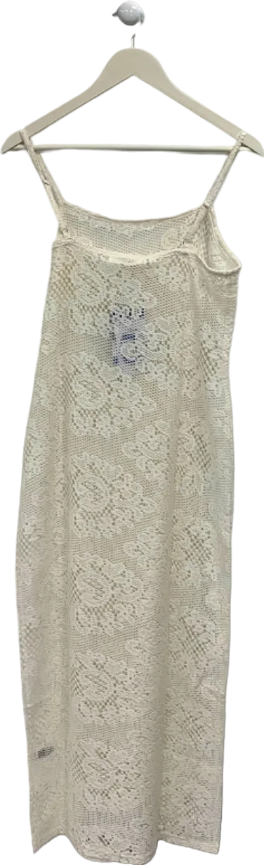 4th & Reckless Off White Agnes Dress UK 8