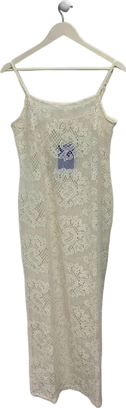 4th & Reckless Off White Agnes Dress UK 8