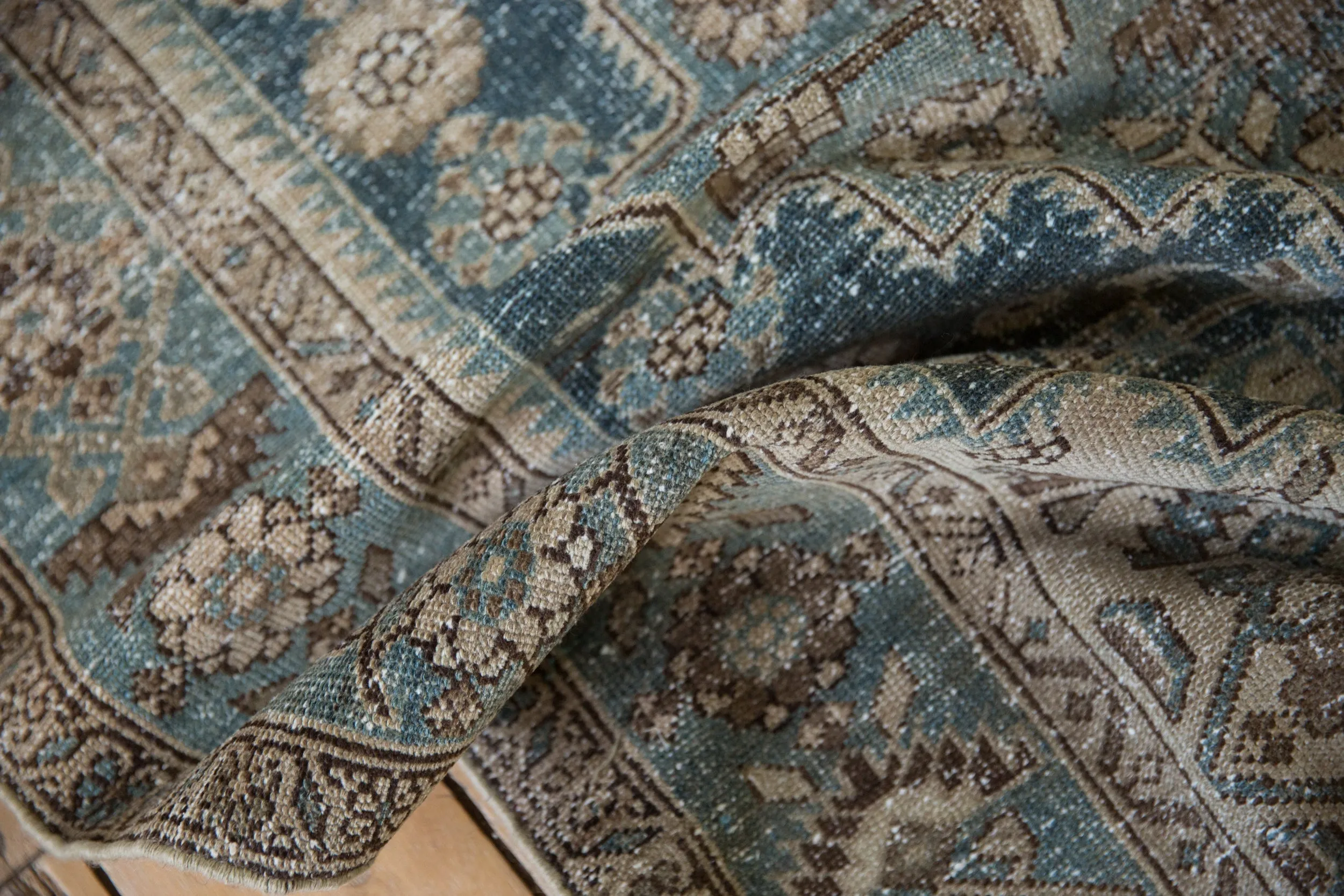 4x6.5 Vintage Distressed Hamadan Rug