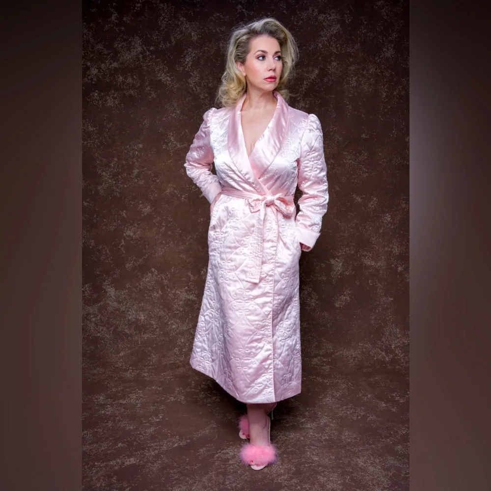 50’s glam dressing gown