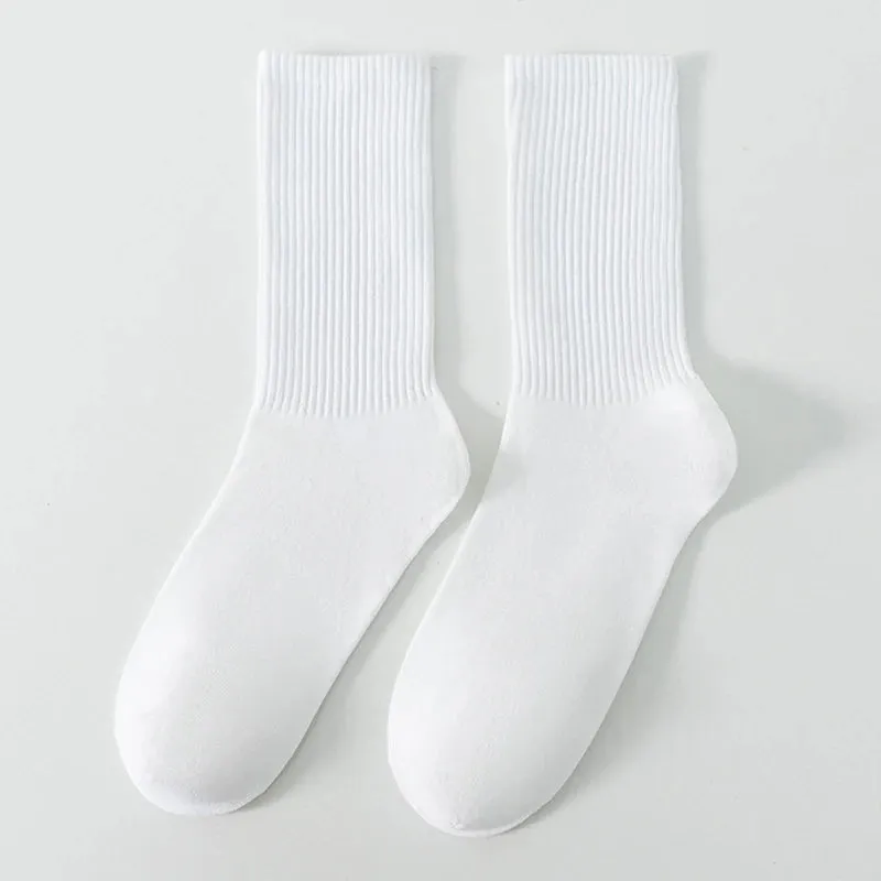 6 Pairs Men's Mid-Length Sports Socks – Breathable