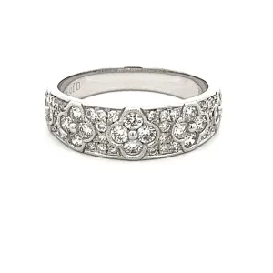 .78ct 18k White Gold Diamond Band