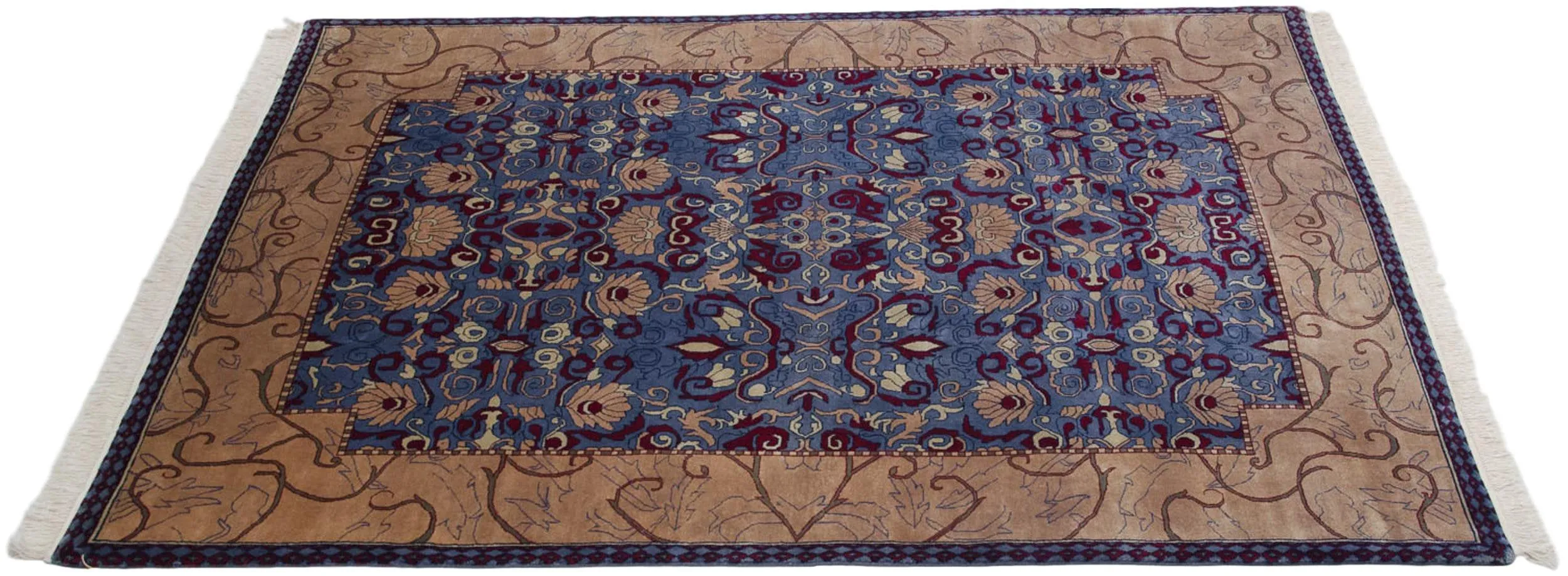 8x10 Vintage Indian Arts And Crafts Design Carpet