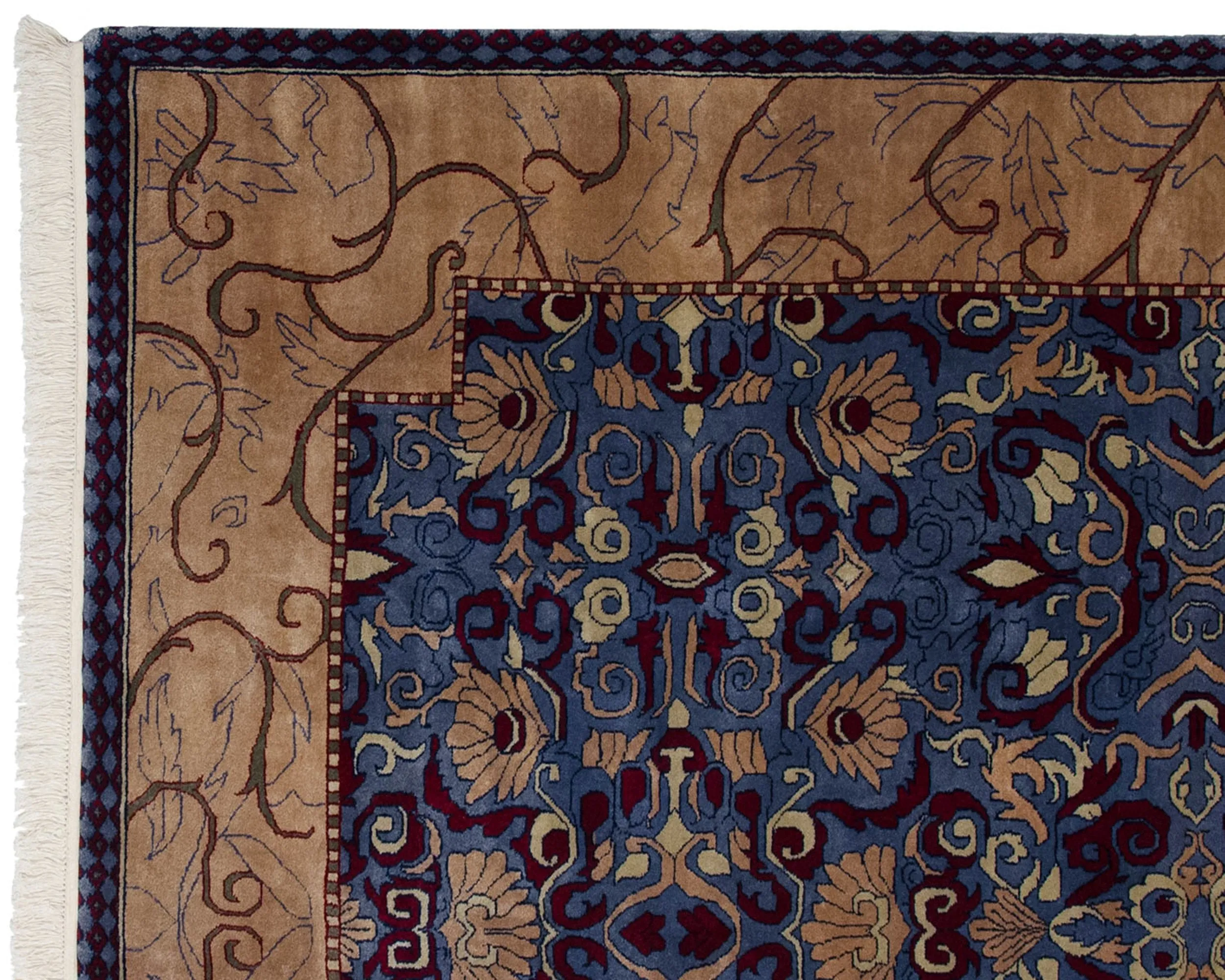 8x10 Vintage Indian Arts And Crafts Design Carpet