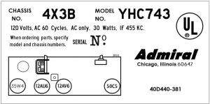ADMIRAL-YHC743