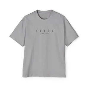 Aftrz Classics Heavy Oversized Short Sleeve T-Shirt - Grey with Black Logo