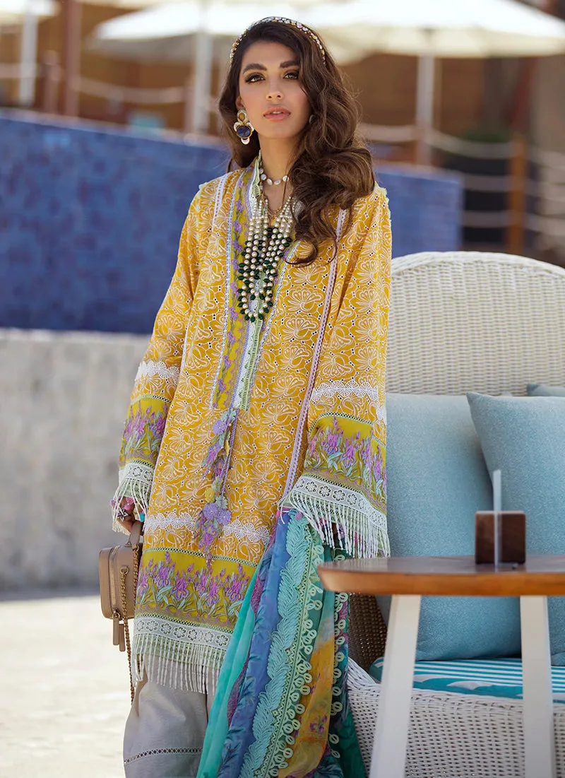 Amaffi Sun | Farah Talib Aziz ILO ILO Luxury Lawn Collection 2022 | Unstitched Embroidered Lawn Suits