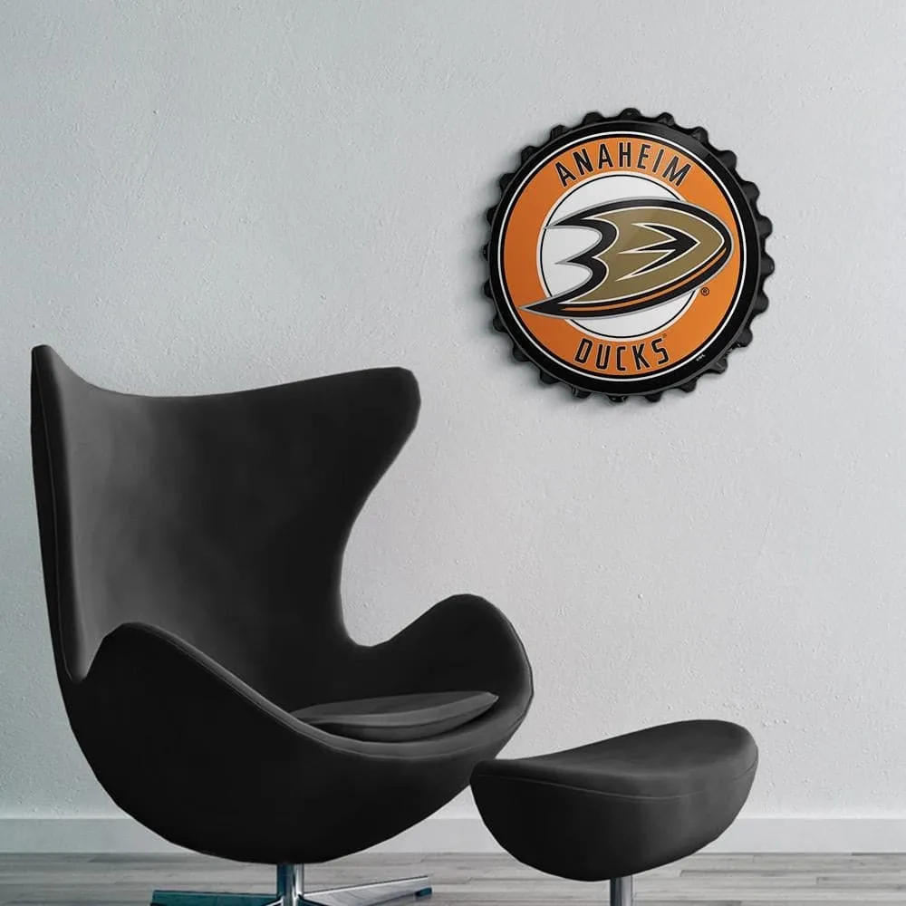 Anaheim Ducks: Bottle Cap Wall Sign