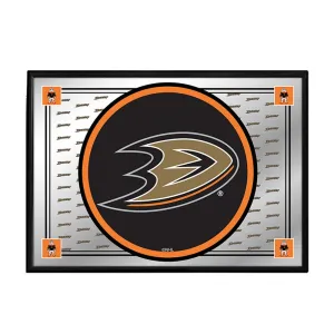 Anaheim Ducks: Team Spirit - Framed Mirrored Wall Sign