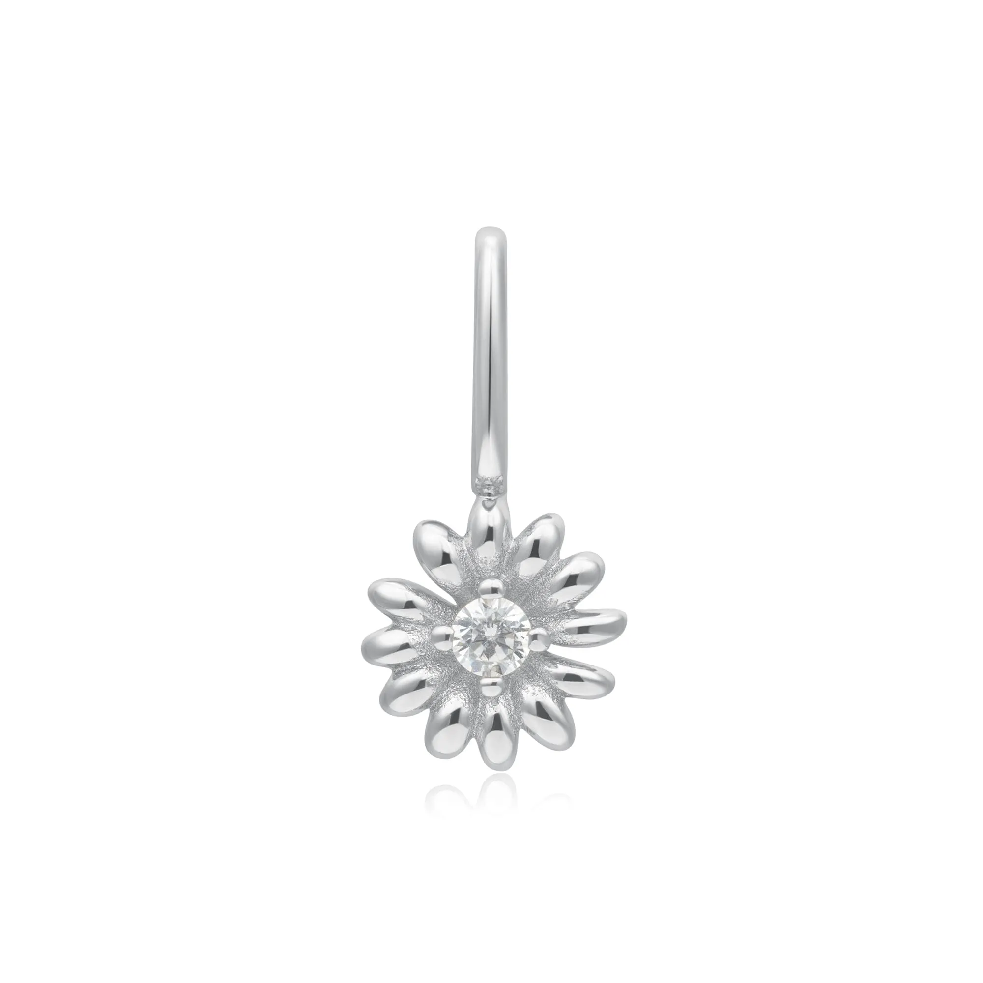 Ania Haie Silver Daisy Charm Pendant