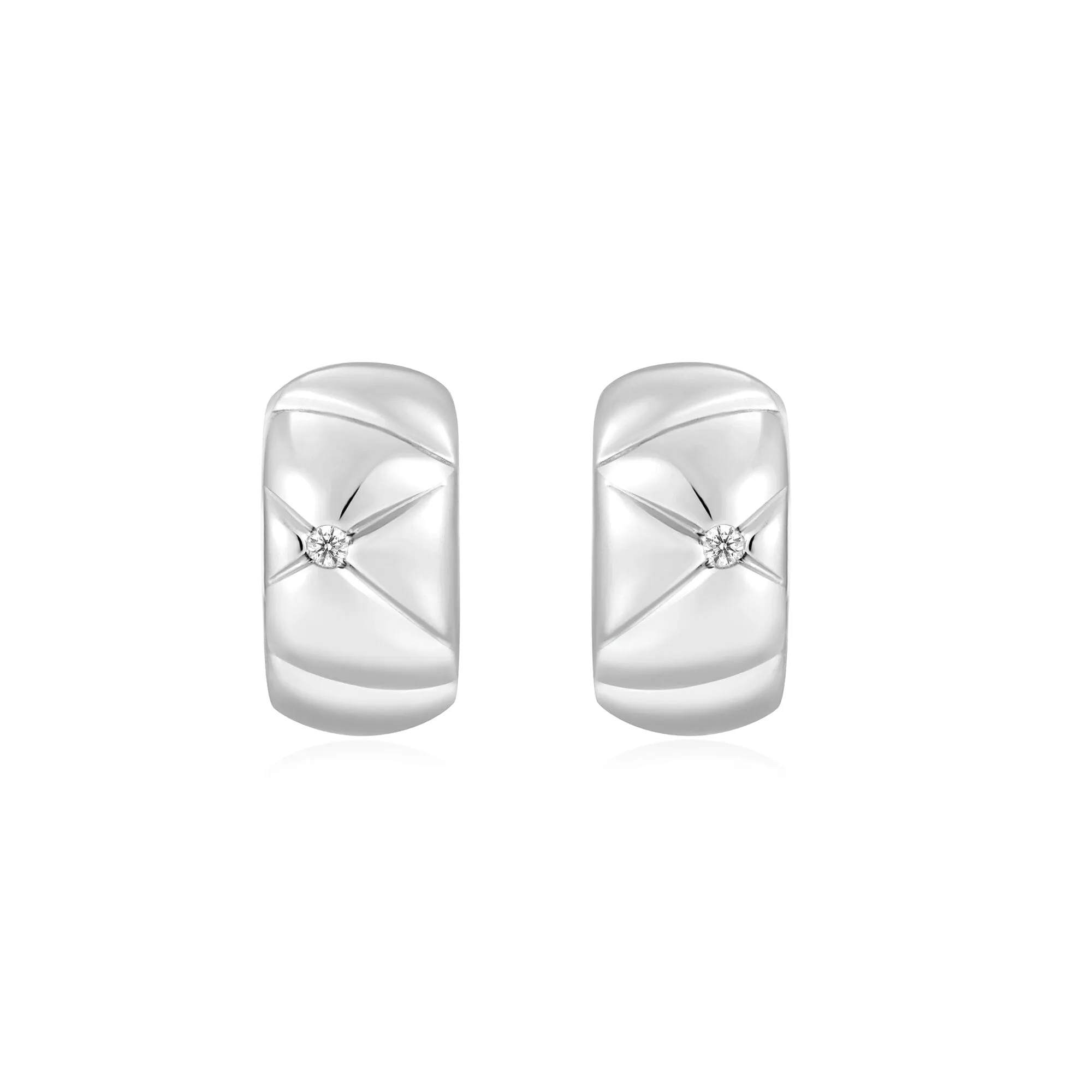 Ania Haie Silver Kiss Hoops