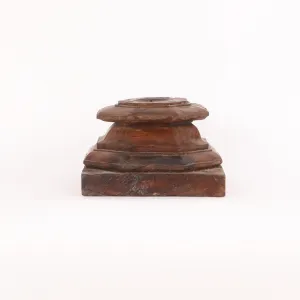 Antique Pillar Base Candle Stand