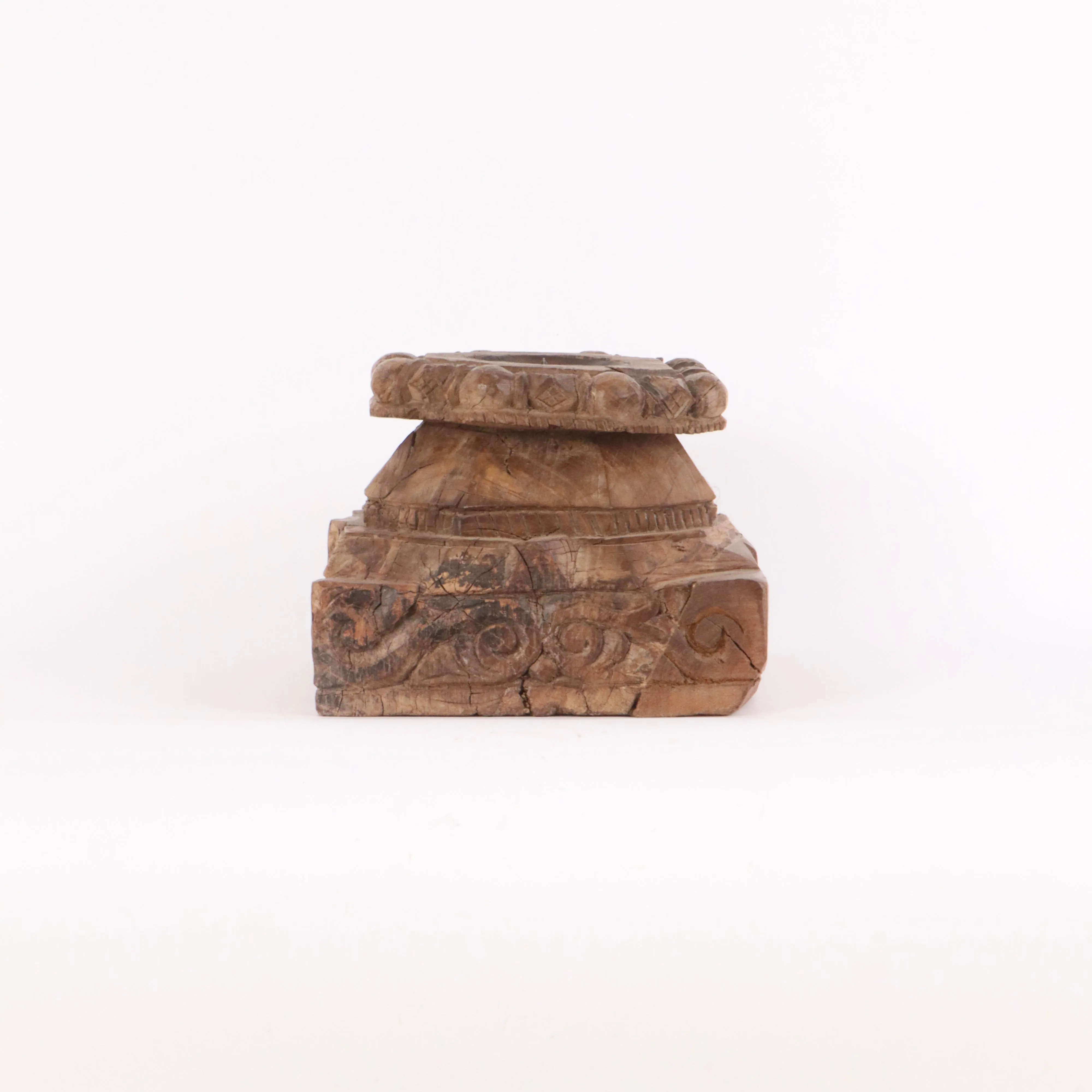 Antique Pillar Base Candle Stand