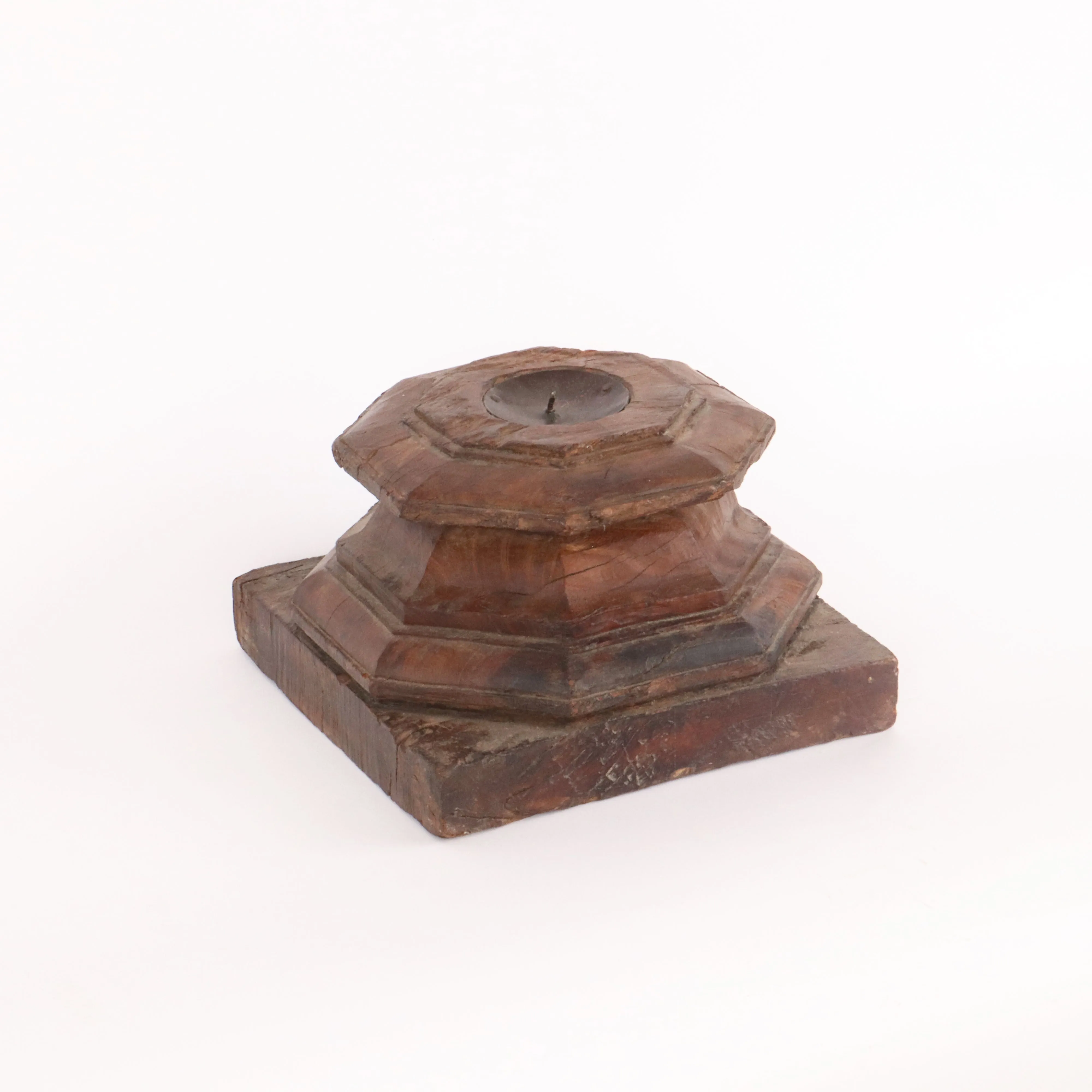 Antique Pillar Base Candle Stand