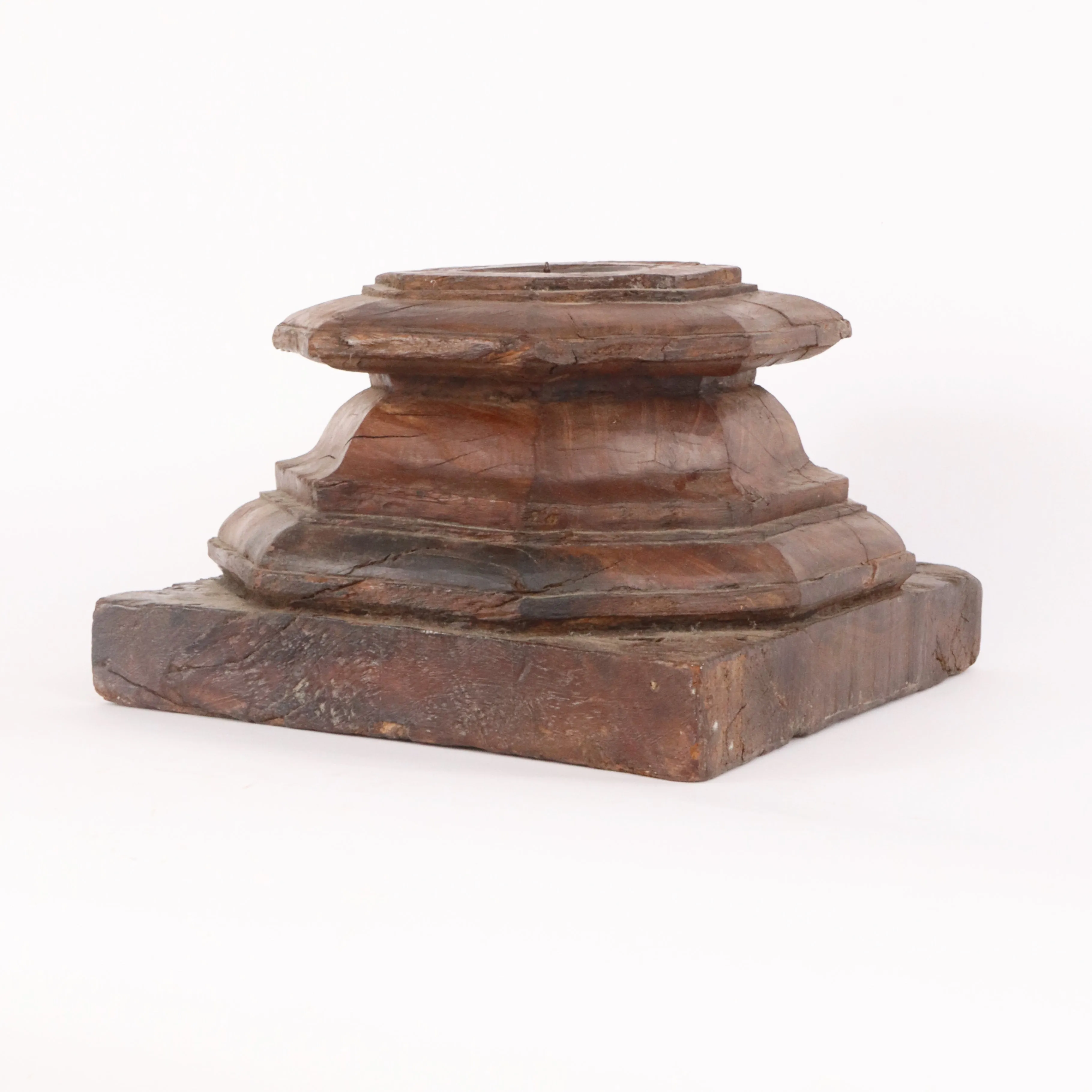 Antique Pillar Base Candle Stand
