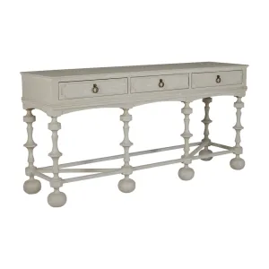 Arrington Console Table Cerused White