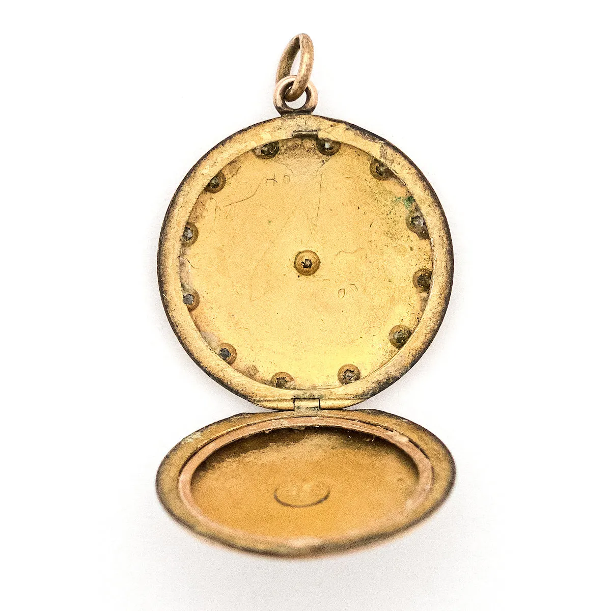 Art Deco Starburst Antique Locket