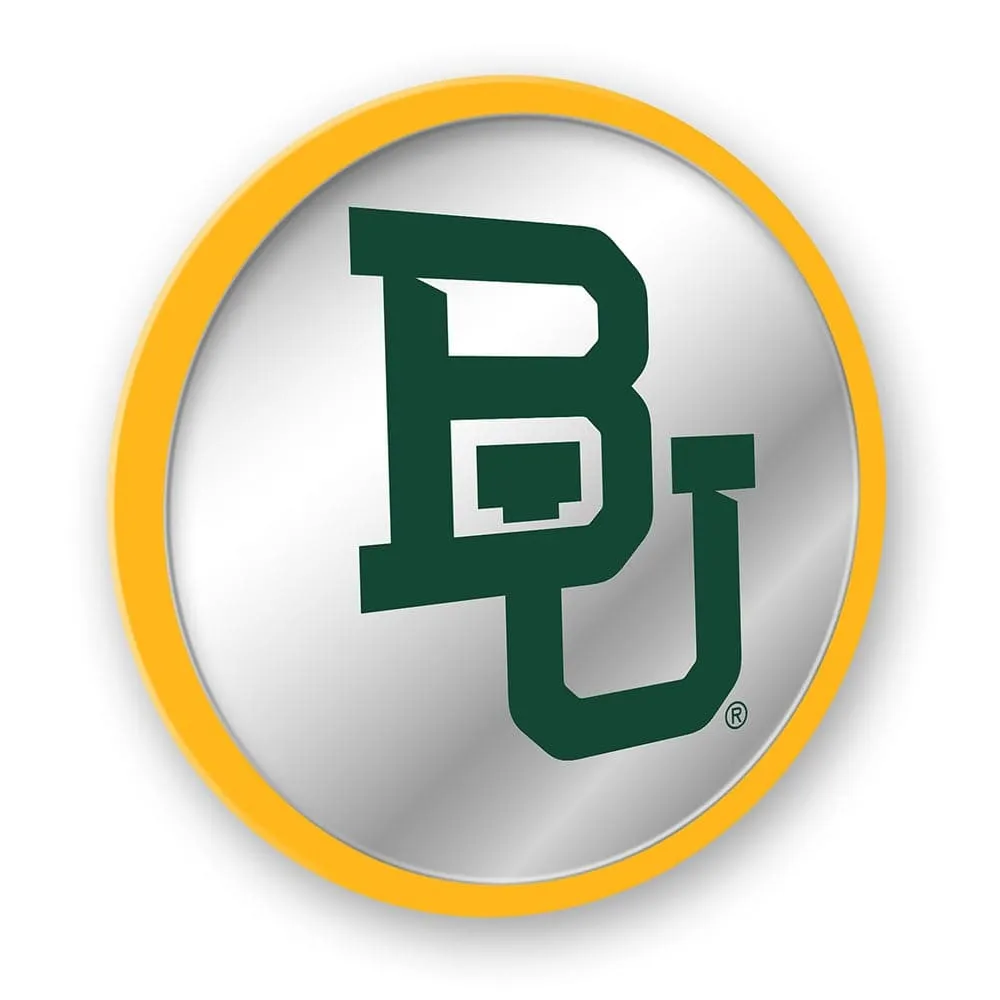 Baylor Bears: Modern Disc Mirrored Wall Sign